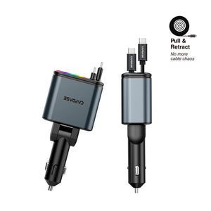 PD3.0 Car Charger - Rapider Reel Duo 2P75
