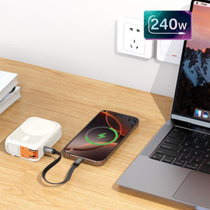 240W | 17cm Short USB-C To USB-C Cable