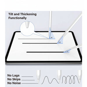 Stylus Pencil-IMZ016 for iPad | Magnetic adsorption | White | Grey
