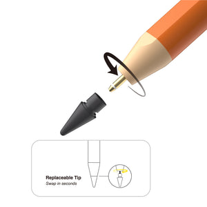 Stylus Pencil-ST47 | Classic SketchStick | Magnetic attachment | USB-C Fast charging | Green | Orange | Yellow