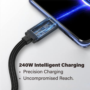 CAPDASE Metallic-KR-CC240 USB-C to USB-C Cable (3M)