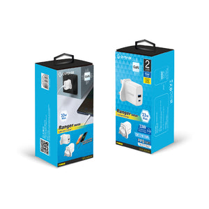 GaN Wall Charger RangerUL 2U33S_UK