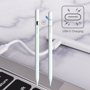 Stylus Pencil-IMZ016 for iPad | Magnetic adsorption | White | Grey