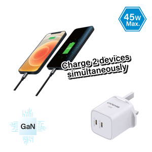 RANGER 2C45S_UK 45W GaN PD Wall Charger