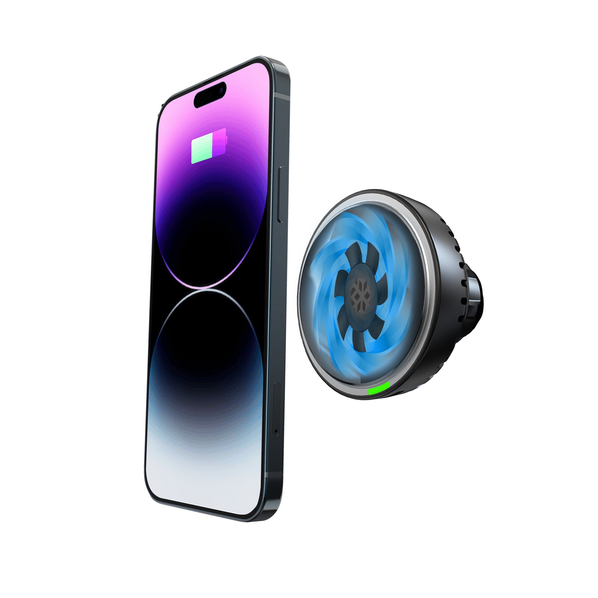 M-CM Power II Ceramic Cooling Fast Wireless Charging Magnetic Car Mount