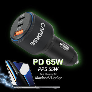 Rapider 3P95 QC 3.0 - 95W Car Charger