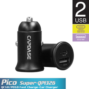 Pico SuperQP1326 QC 3.0 / PD 3.0 Car Charger