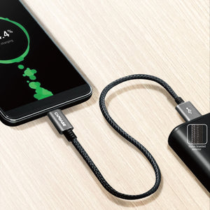 METALLIC CASVQ-5A USB-C To USB-A Sync and Charge Cable 28CM (5A)