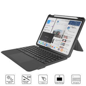 Detachable Bumper Folio BTK-US Trackpad Keyboard Flip Case for iPad 10.9-inch