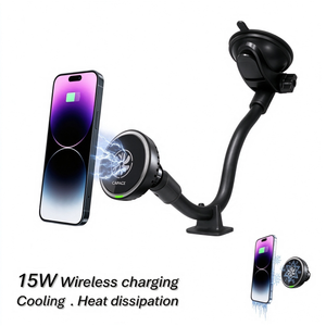 Cooling | 15W Wireless Charging Mount | MagSafe MCM Power III Car Mount | Gooseneck Arm 300mm