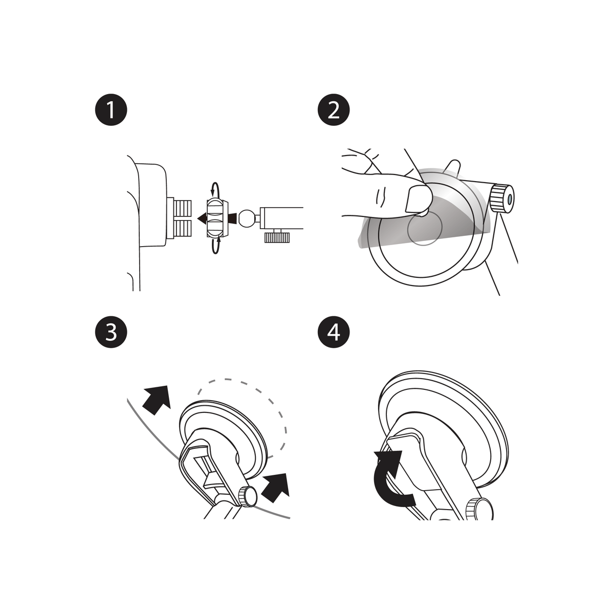Wireless Charge Magnetic Mount| M-CM Power III  - Telescopic Arm