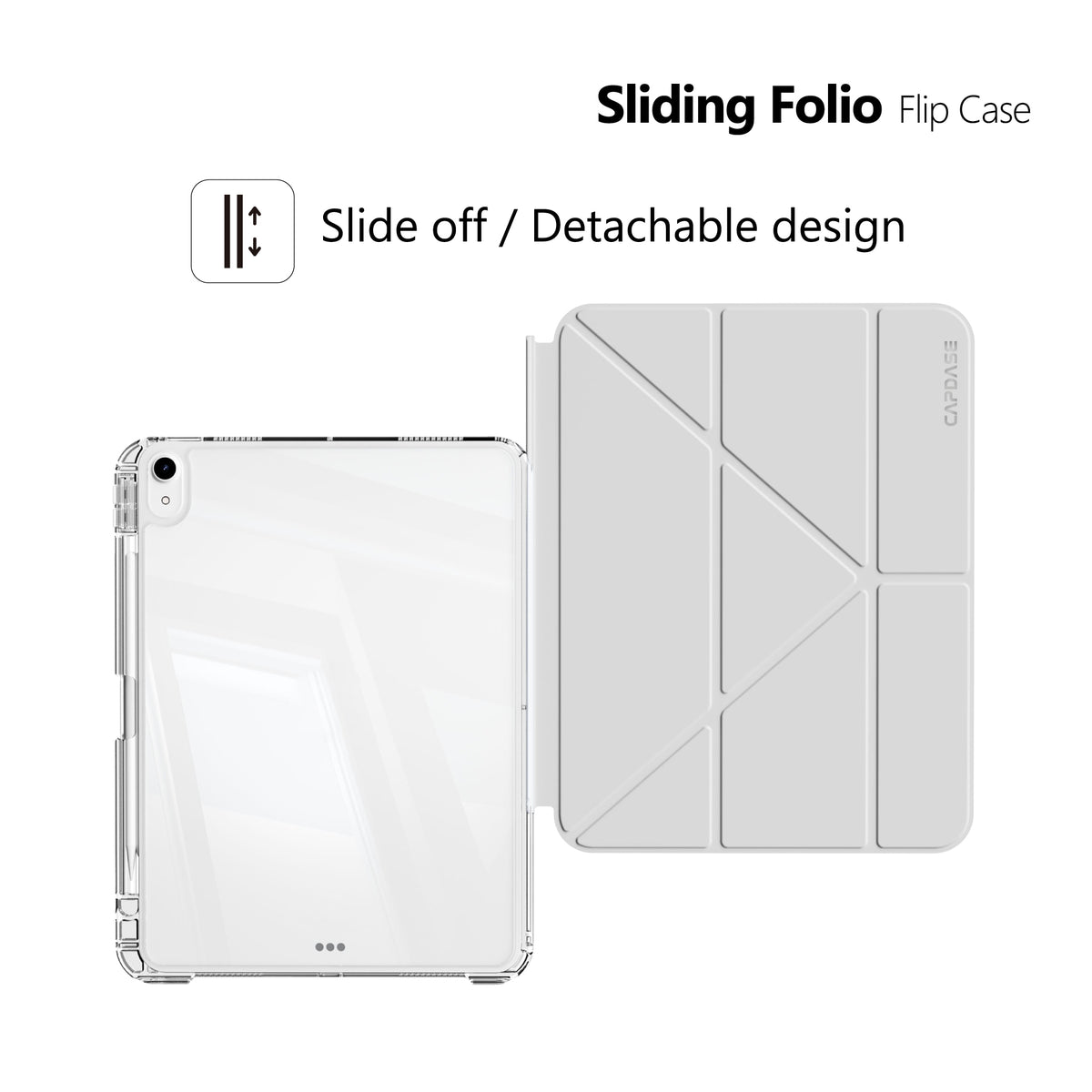 Sliding Folio Flip Case for iPad (A16) & iPad 10th  generation