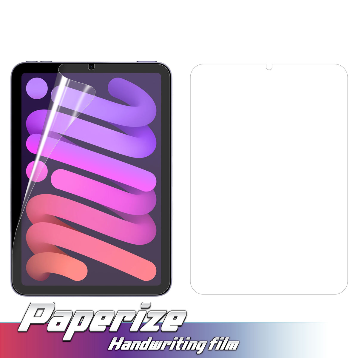 iPad (A17 Pro) | iPad mini (6th generation) | Handwriting Film | Paperize your Tablet | Natural & True feeling when writing on screen as writing on paper