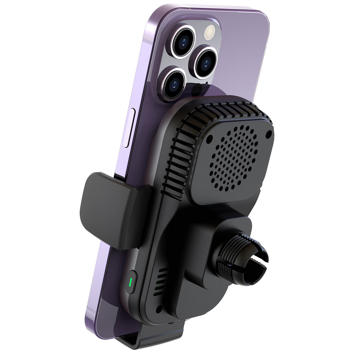 Cooling | 15W Wireless Charging | Auto-Clamp Mount | ACM Power II Car Mount | Telescopic Arm