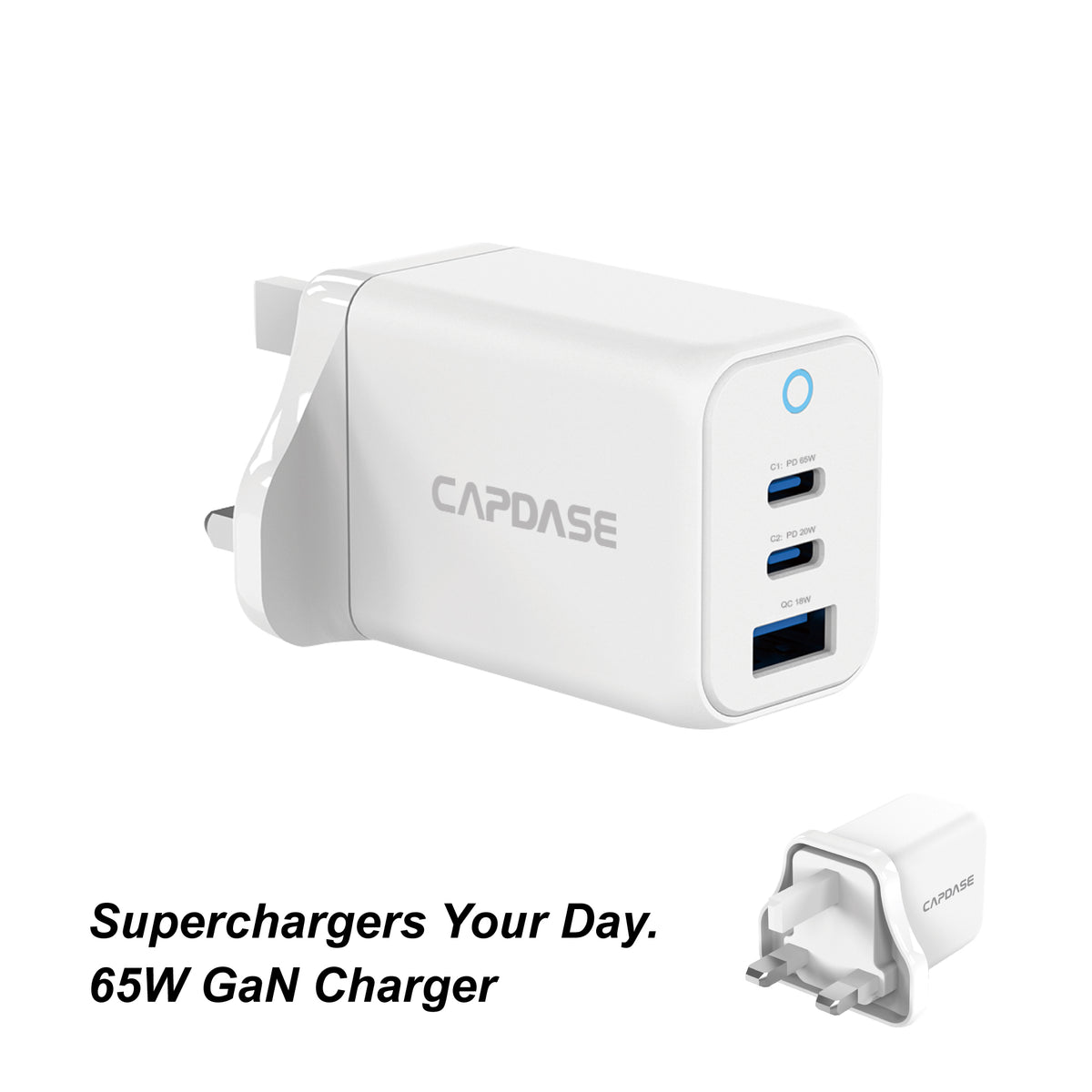 GaN Wall Charger RangerUL 3P65S_UK