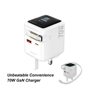 GaN Wall Charger | Ranger Reel C2P70S_UK