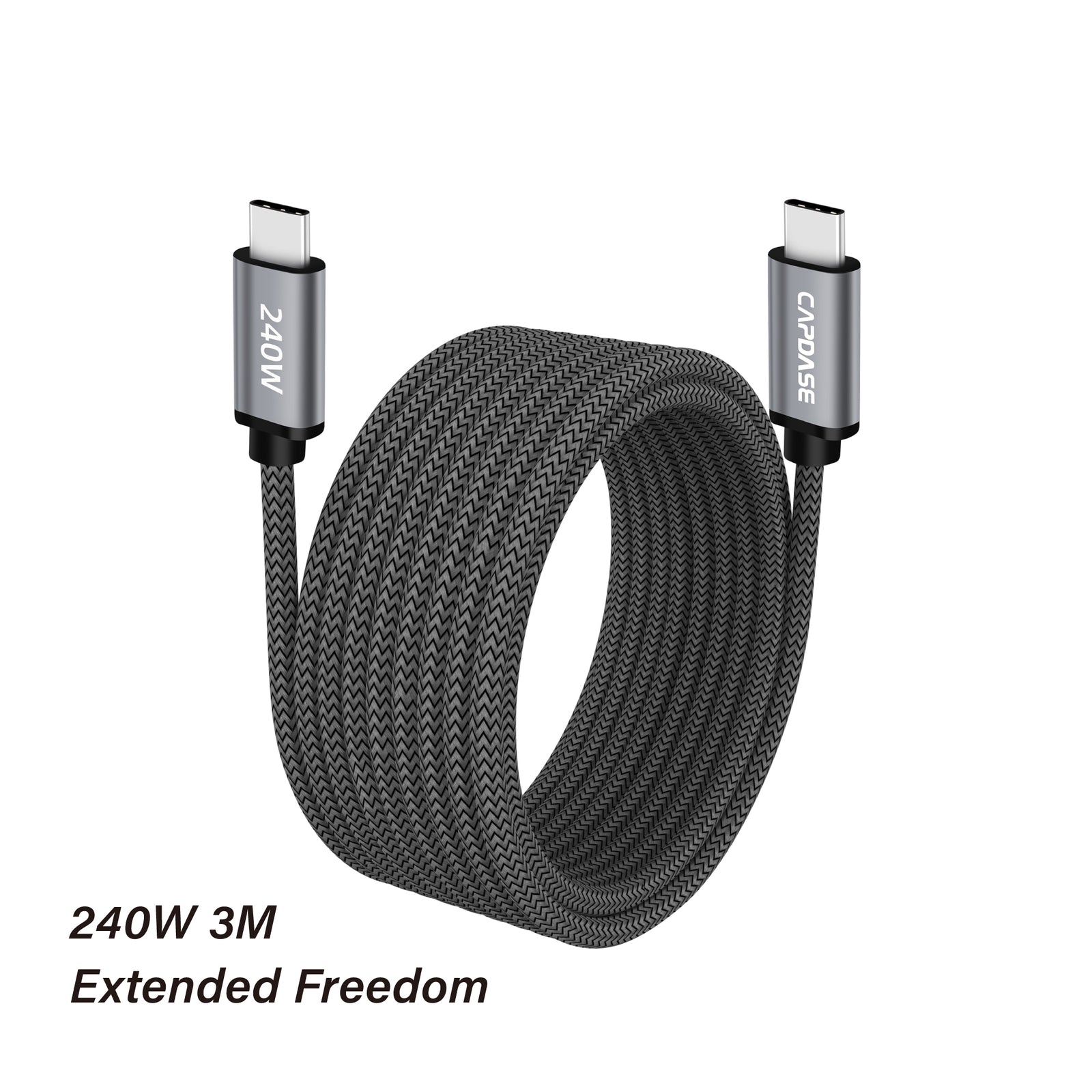 CAPDASE Metallic-KR-CC240 USB-C to USB-C Cable (3M)
