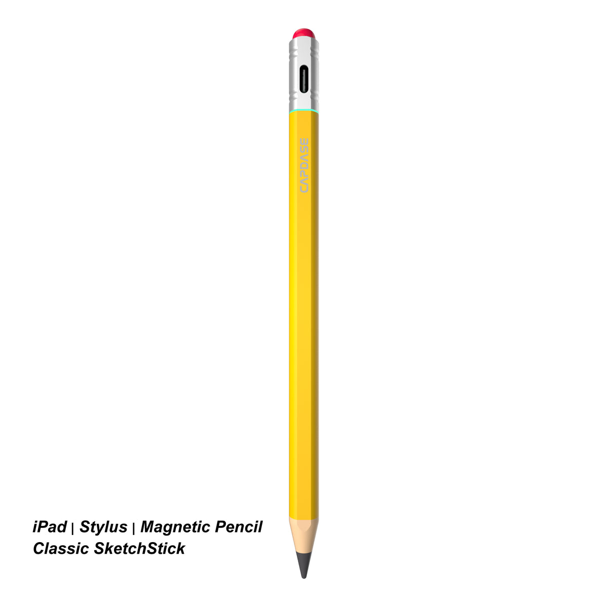 Stylus Pencil-ST47 | Classic SketchStick | Magnetic attachment | USB-C Fast charging | Green | Orange | Yellow