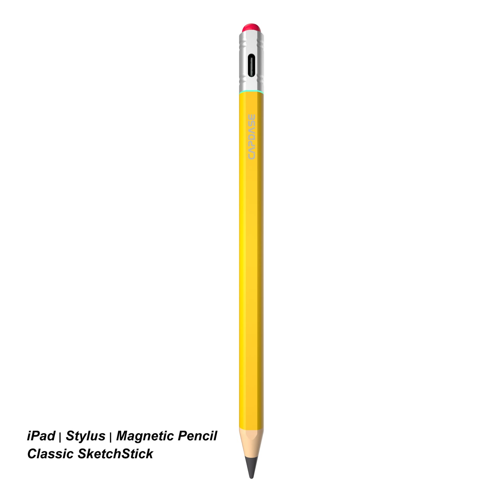 Stylus Pencil-ST47 | Classic SketchStick | Magnetic attachment | USB-C Fast charging | Green | Orange | Yellow