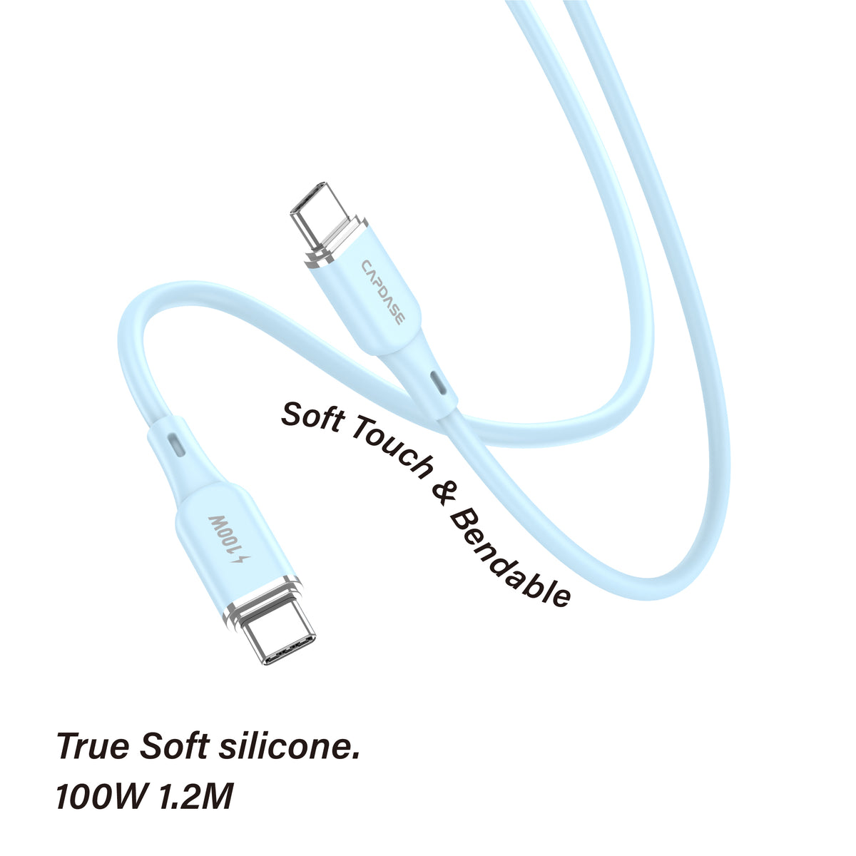 Silicon USB-C To USB C Cable 100W  | 1.2M