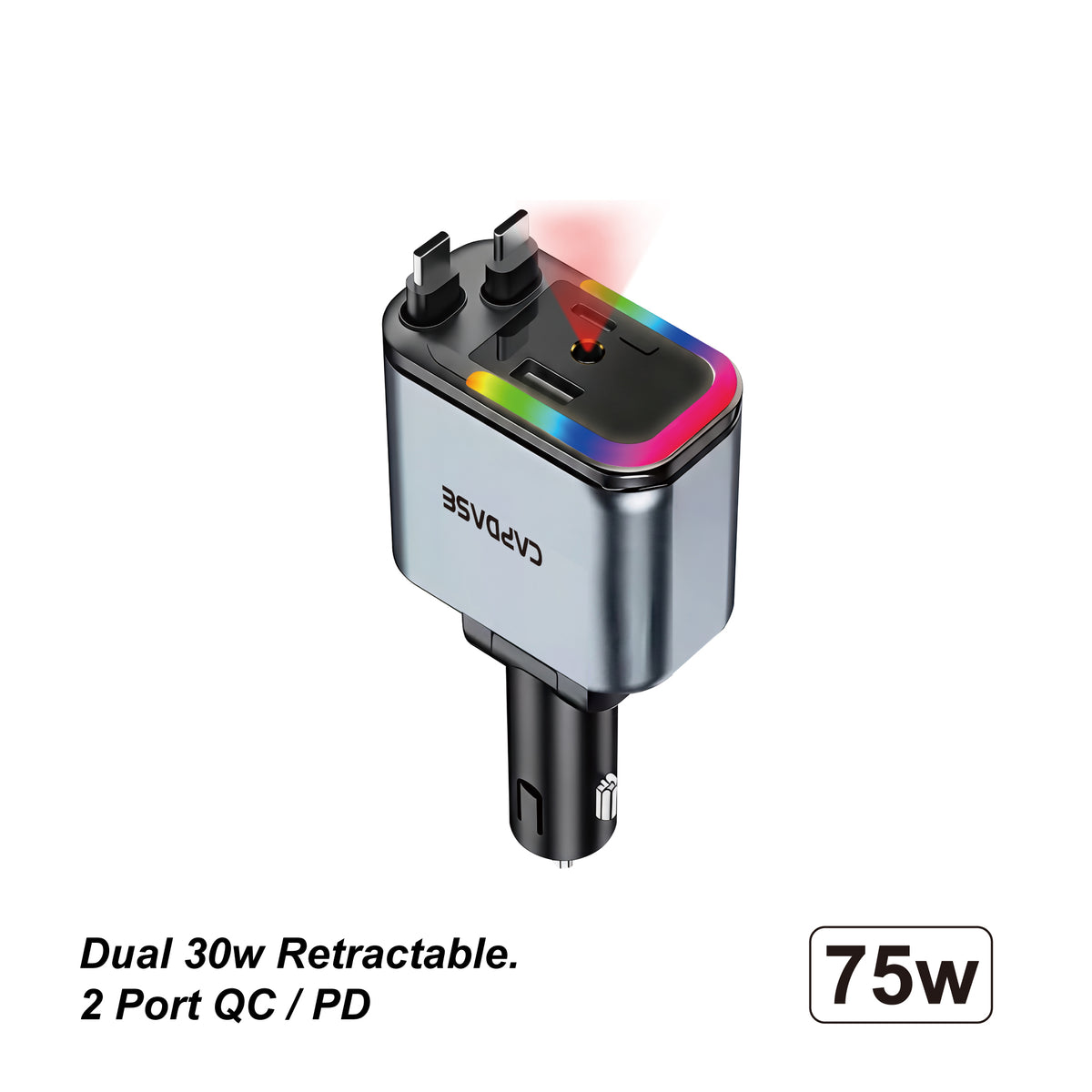 PD3.0 Car Charger - Rapider Reel Duo 2P75