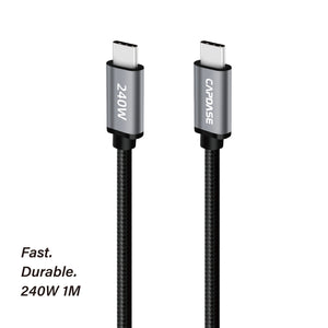 &nbsp;CAPDASE Metallic-KR-CC240 USB-C to USB-C Cable (1M)