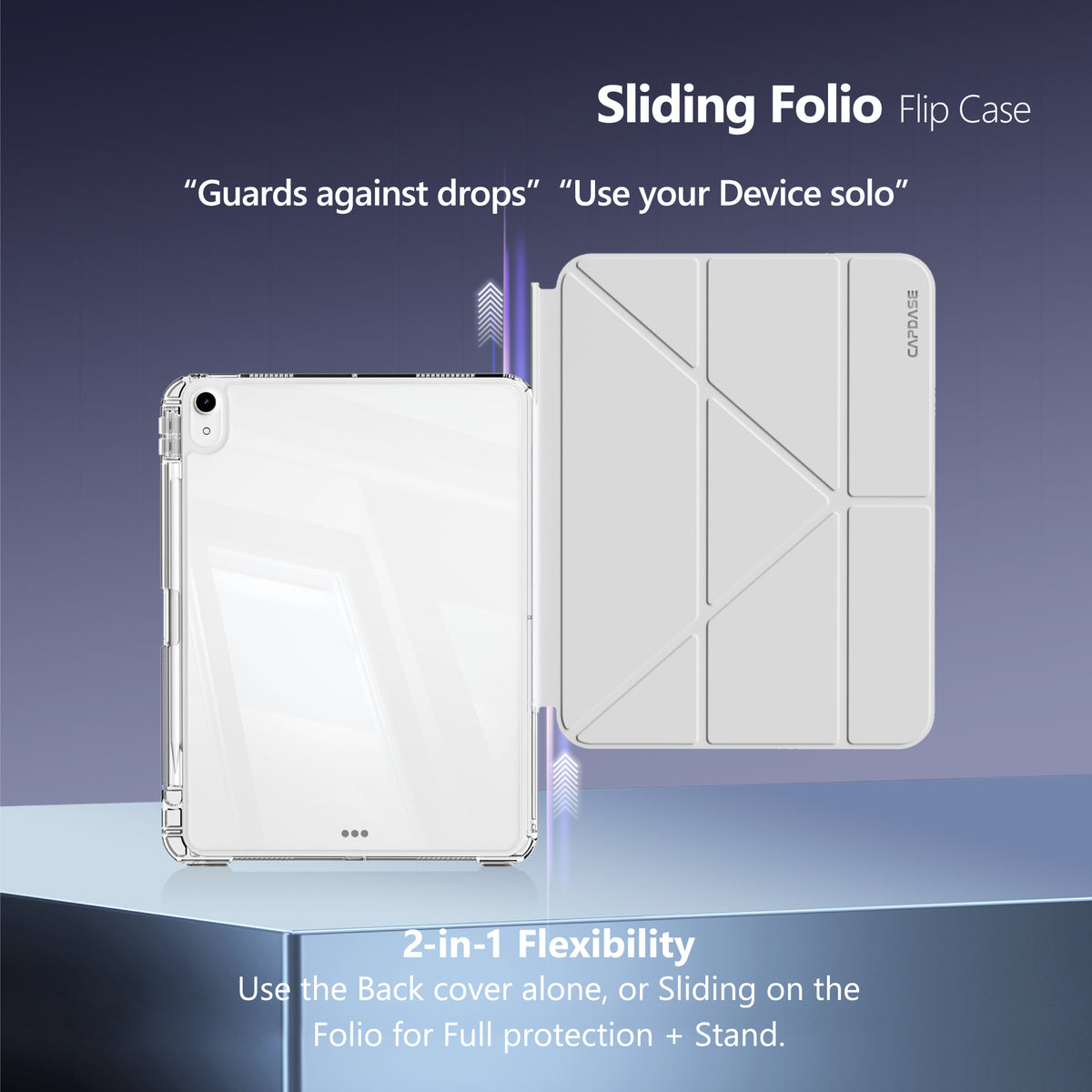 Sliding Folio Flip Case for iPad mini (A17 Pro) & iPad mini 6th generation