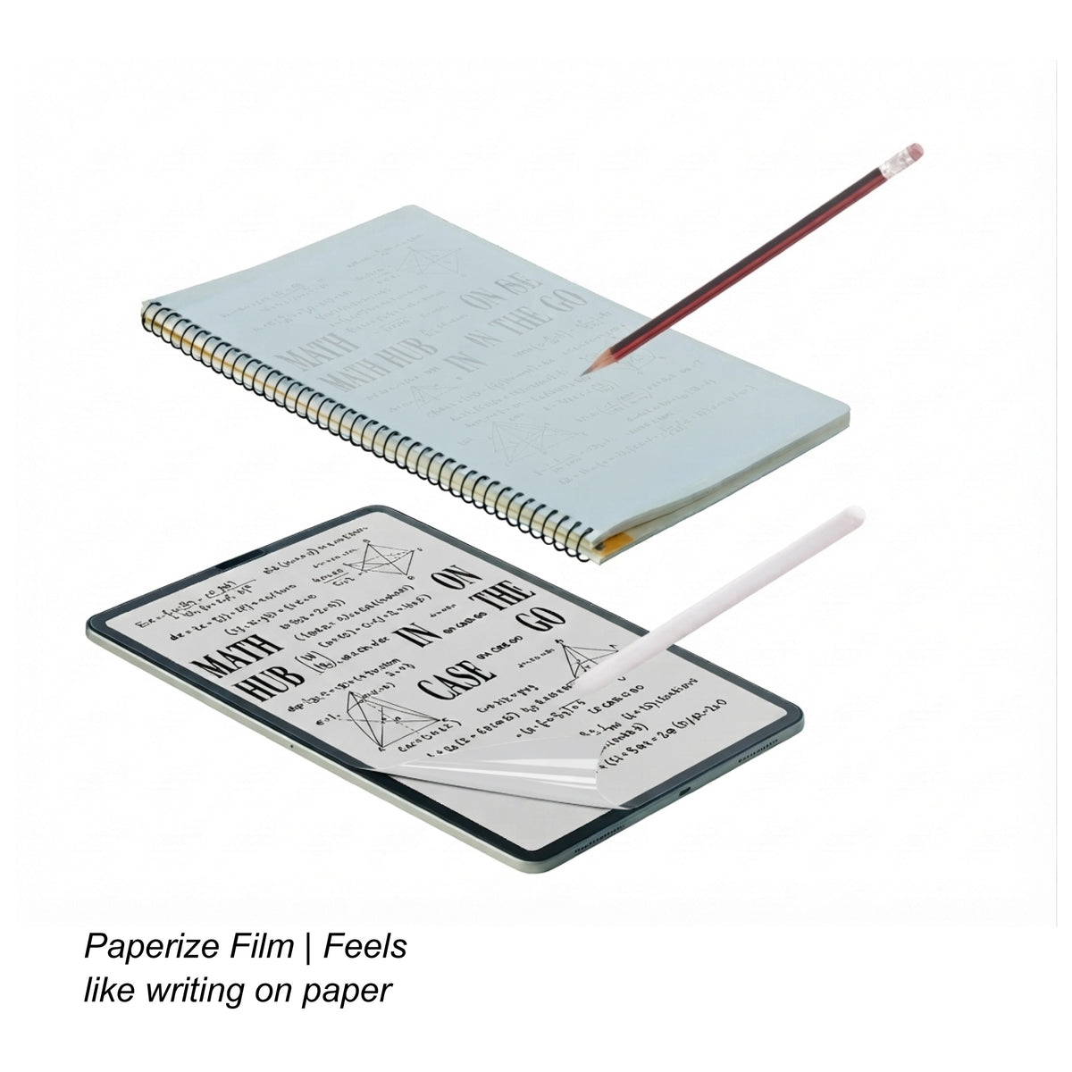 iPad (A17 Pro) | iPad mini (6th generation) | Handwriting Film | Paperize your Tablet | Natural & True feeling when writing on screen as writing on paper