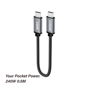CAPDASE Metallic-KR Series USB-C to USB-C Cable (0.5M / 50cm)