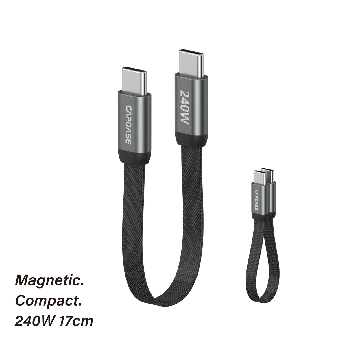 240W | 17cm Short USB-C To USB-C Cable