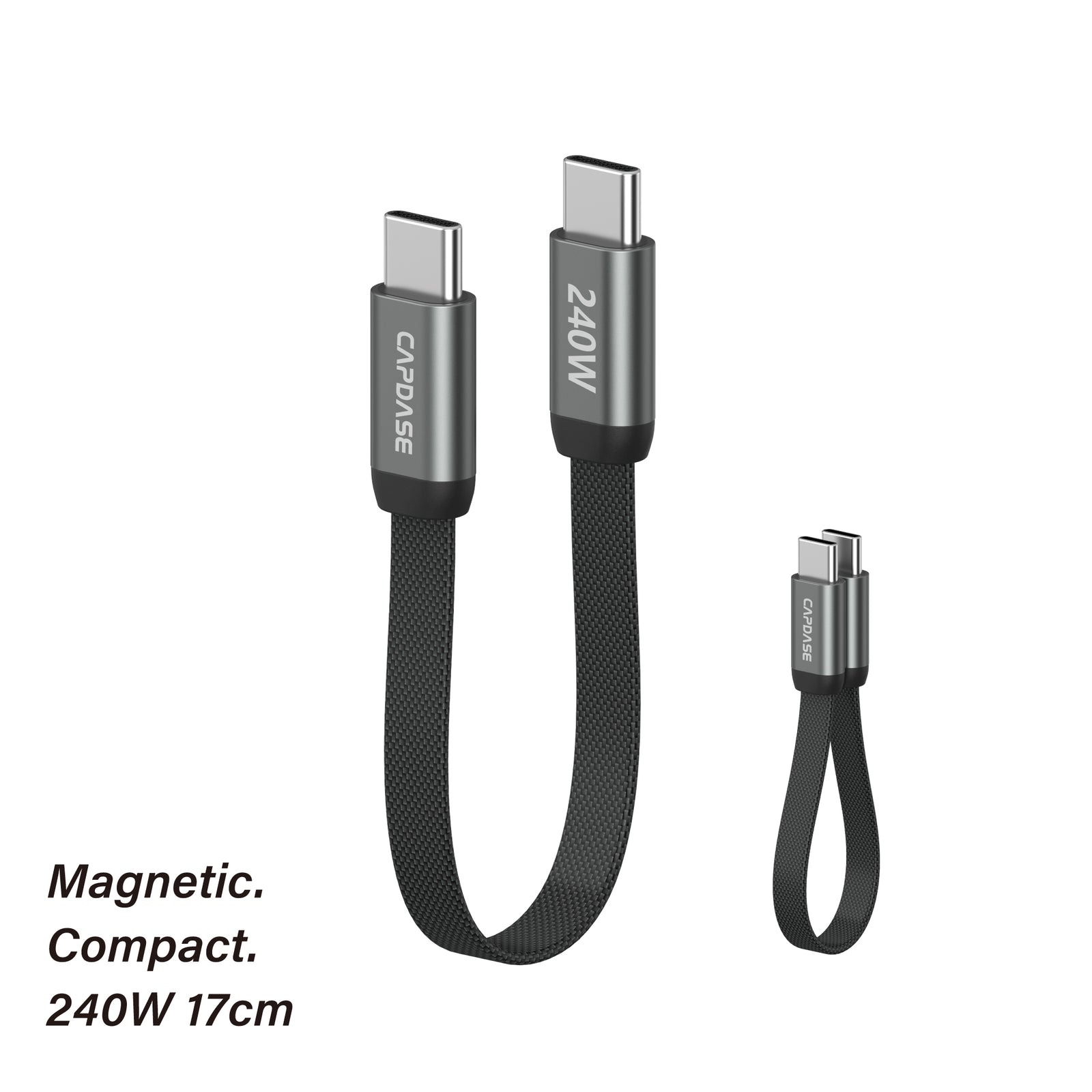 240W | 17cm Short USB-C To USB-C Cable