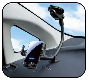 Wireless Charging Auto Mount | AI Power II-Reel-Gooseneck Arm 300mm