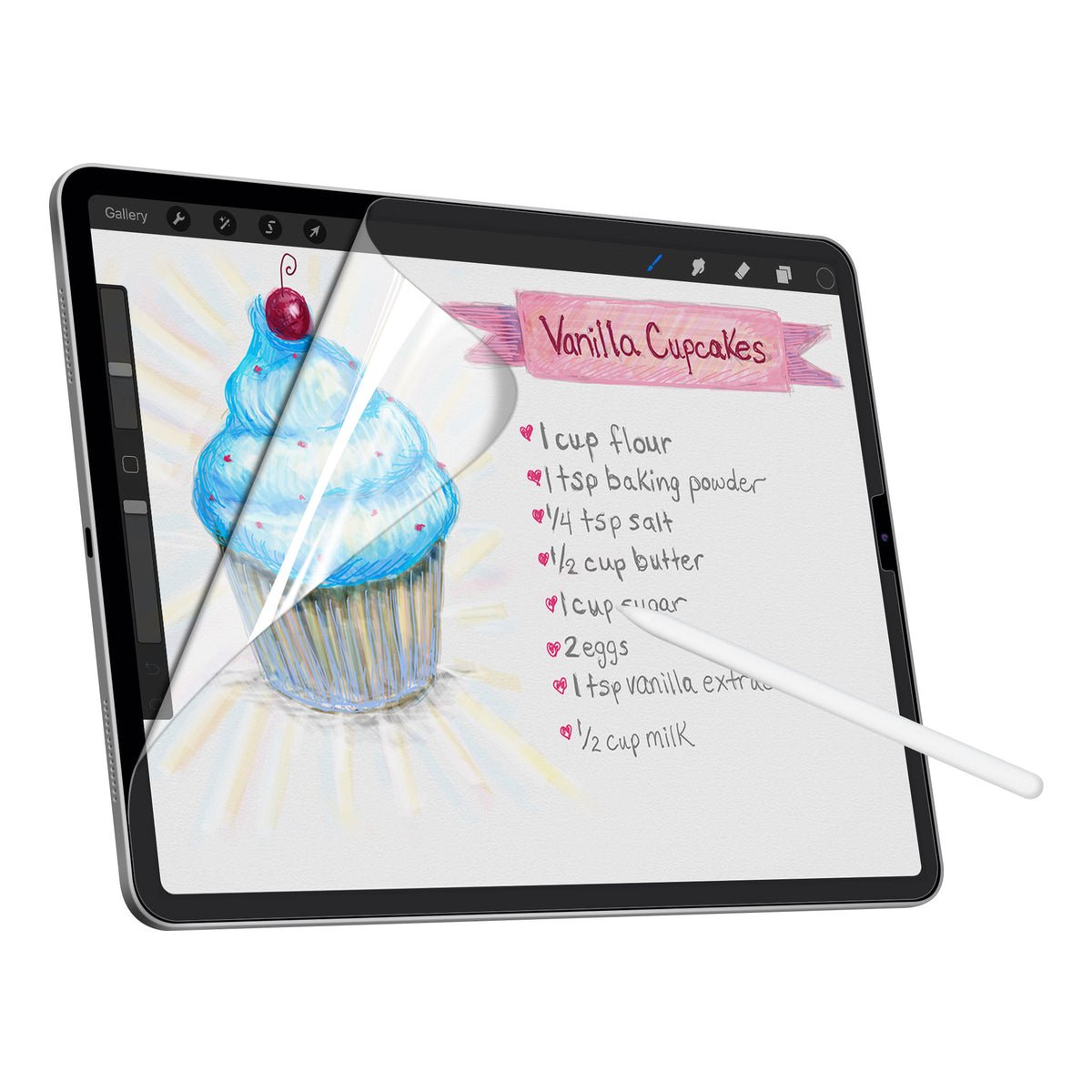 iPad (A17 Pro) | iPad mini (6th generation) | Handwriting Film | Paperize your Tablet | Natural & True feeling when writing on screen as writing on paper