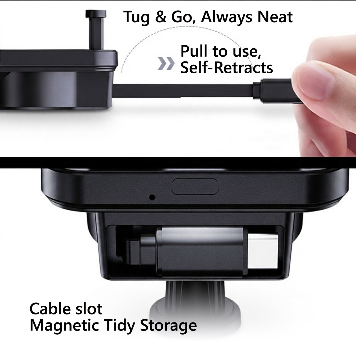Wireless Charging Auto Mount | AI Power II-Reel-Gooseneck Arm 300mm