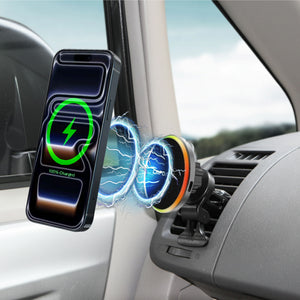 Wireless Charging Magnetic Mount - Wind/Dash | MS Power III - Vent Clip-85