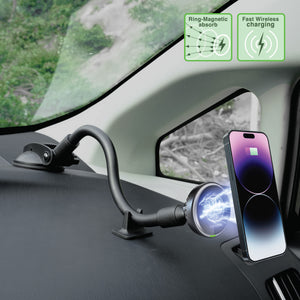 Cooling | 15W Wireless Charging Mount | MagSafe MCM Power III Car Mount | Gooseneck Arm 300mm