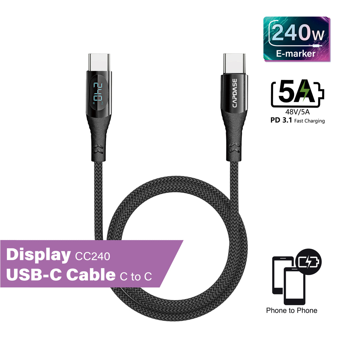 CAPDASE Display-CC240-2M