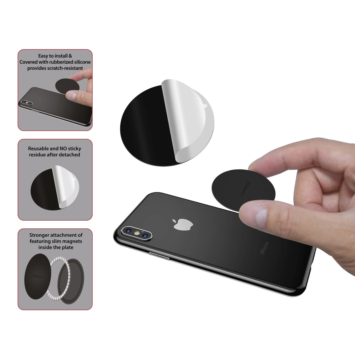 Wireless Charge Magnetic Mount| M-CM Power III  - mini Tack-154