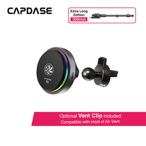 Wireless Charging Magnetic Mount - Wind/Dash | M-PC Power - Gooseneck Arm 300mm