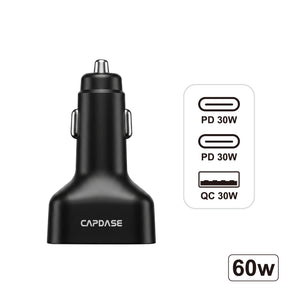 QC3.0 / PD Car Charger- Monitor 3P90