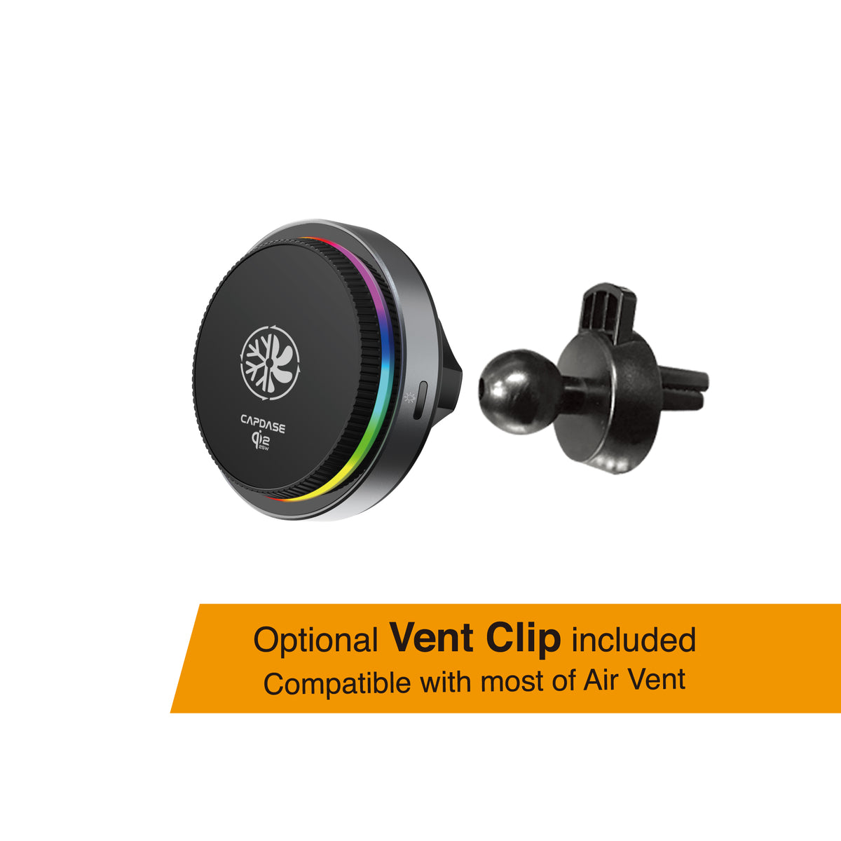 Wireless Charging Magnetic Mount - Wind/Dash | M-PC Power - Telescopic Arm