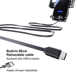 Wireless Charging Auto Mount | AI Power II-Reel- Telescopic Arm