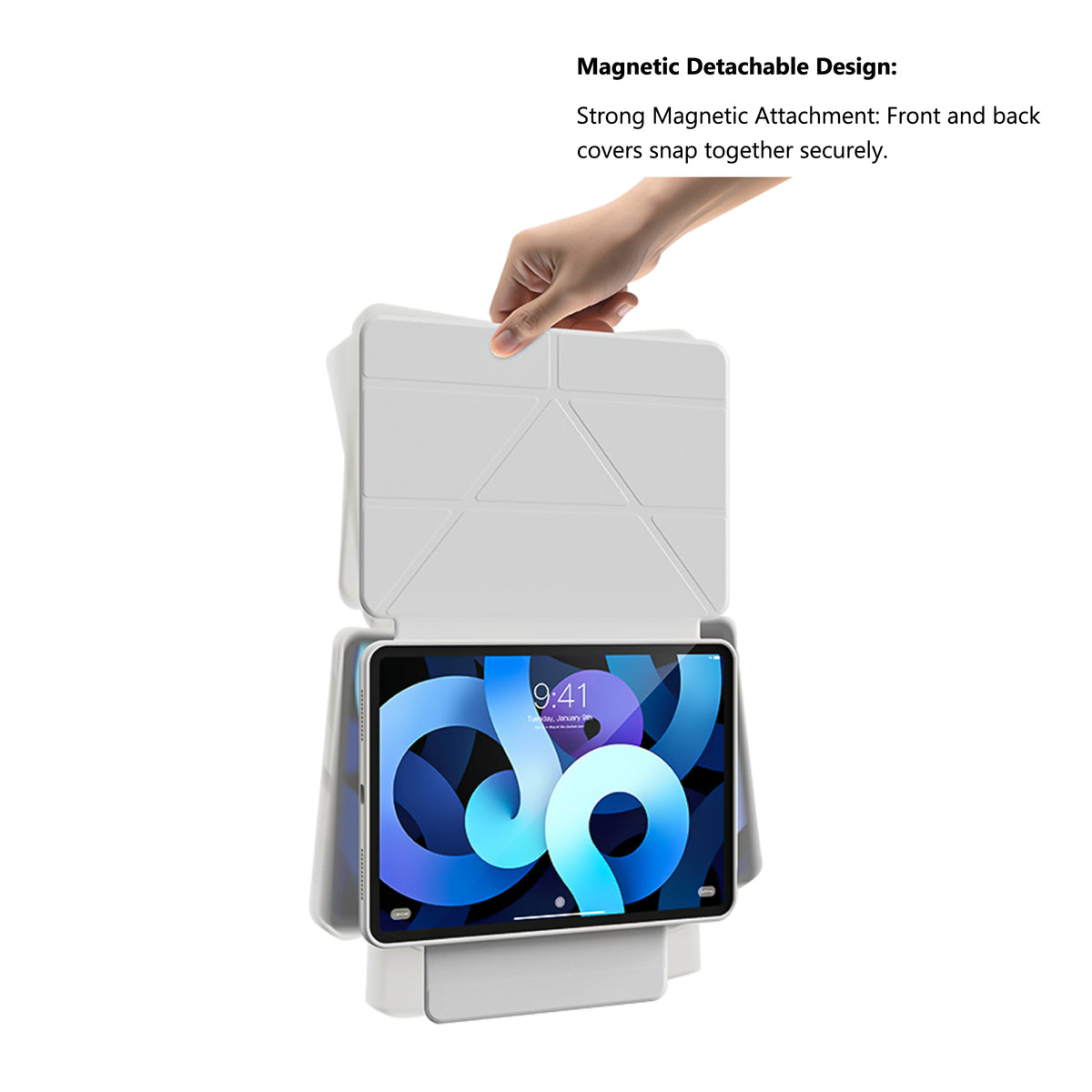 MR Folio Flip Case for iPad Air 11 (M3/M2), iPad Air 5/4 generation  