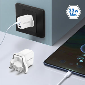 GaN Wall Charger RangerUL 2U33S_UK