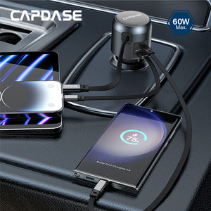 QC3.0/PD3.0 Car Charger,Rapider Reel C2P60