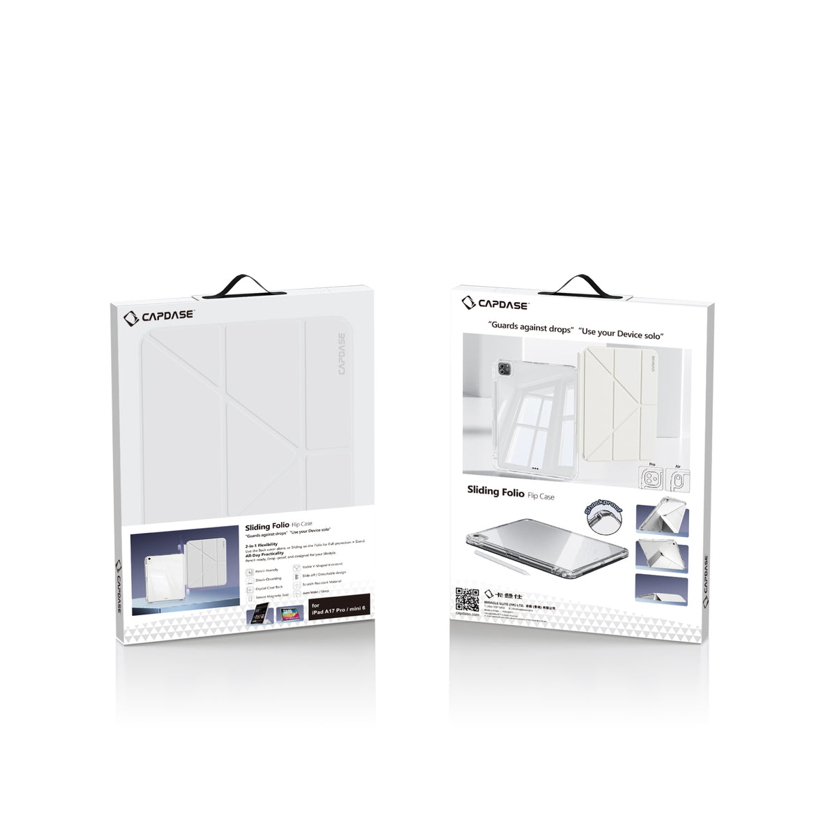 Sliding Folio Flip Case for iPad mini (A17 Pro) & iPad mini 6th generation