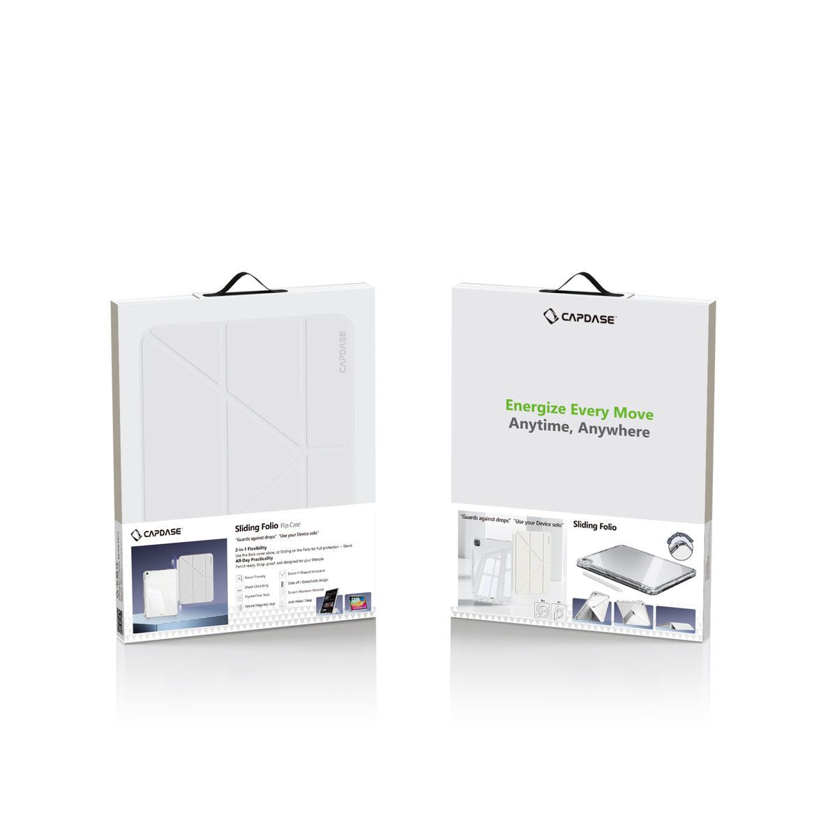 Sliding Folio Flip Case for iPad Air 11 (M3/M2) iPad Air 5 Air 4 generation