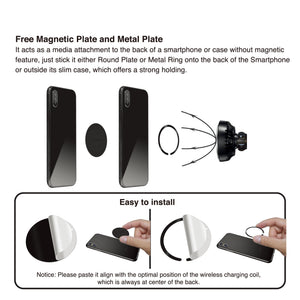 Wireless Charge Magnetic Mount| M-CM Power III  - Telescopic Arm
