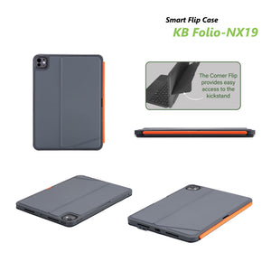 iPad Air 11 (M4/M3/M2) | iPad (A16) | iPad (10/9/8th generation) | iPad Air (5/4th generation) | iPad Pro 11 (4/3/2 generation) | Keyboard Folio – NX19 Kit | Black
