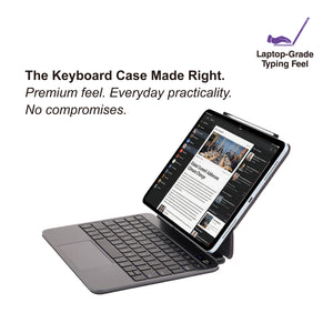 iPad Pro 11 (M5/M4/) | Keyboard Folio – KO168PH Kit | Digital Display | Slim Magnetic Pencil holder